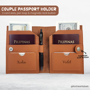 Couple Passport Holder