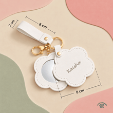 Flower Mirror Bag Charm