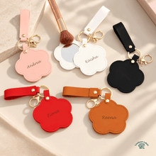 Flower Mirror Bag Charm