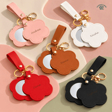 Flower Mirror Bag Charm