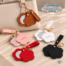 Flower Mirror Bag Charm