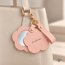 Flower Mirror Bag Charm