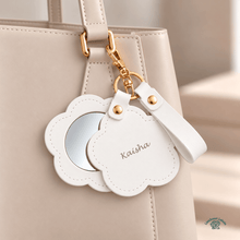 Flower Mirror Bag Charm