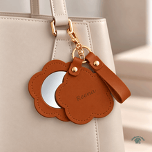 Flower Mirror Bag Charm