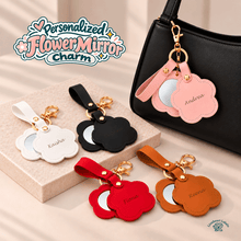 Flower Mirror Bag Charm