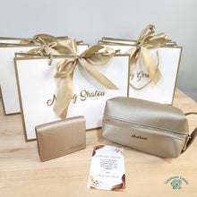 Personalized Toiletry Pouch & Magnetic Card Case Gift Set
