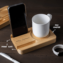 Personalized 2-in-1 Phone & Mug Holder & Toiletry Pouch Gift Set