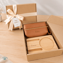 Personalized 2-in-1 Phone & Mug Holder & Toiletry Pouch Gift Set