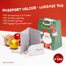 Passport Holder + Luggage Tag Gift Set