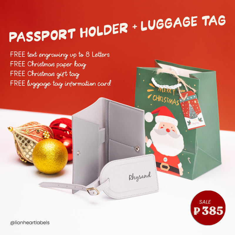 Travel Gift Box (Passport Holder & Luggage Tag) – Lionheart Labels
