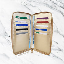Zippered Multi-Card Wallet (10 cards)