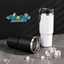 30 oz Tumbler with Straw & Handle