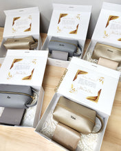 Personalized Toiletry Pouch & Magnetic Card Case Gift Set
