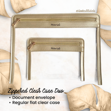 Zippered Clear Case Duo
