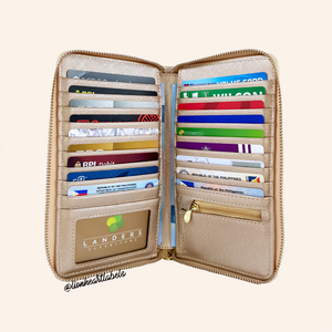 Zippered Multi-Card Wallet (19 cards)